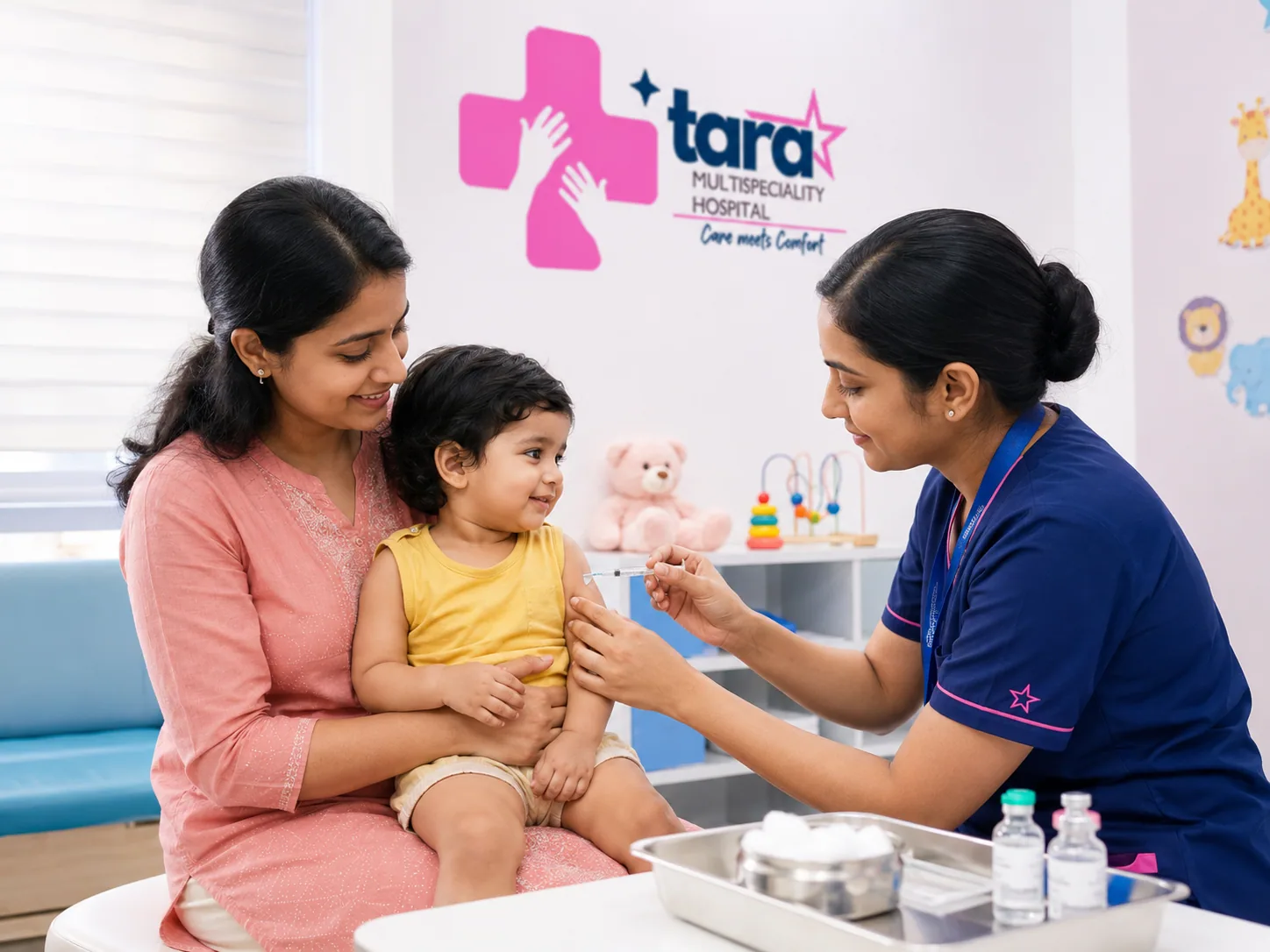 Child vaccination pediatrician Tirupati